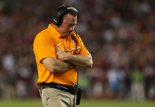 Despite three straight losses in SEC play, Tennessee is still alive in the SEC East division. Their opponent in week 11, Kentucky, is also still alive to win the SEC East. (Tyler Lecka/Getty Images North America)